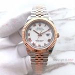  Replica Rolex Datejust 2 White Roman Dial 2-Tone Rose gold Watch 3255